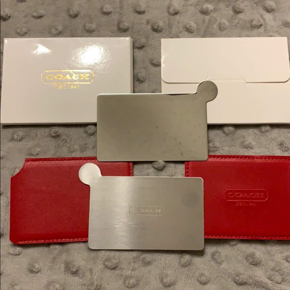 Coach pocket mirrors